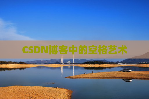 CSDN博客中的空格艺术